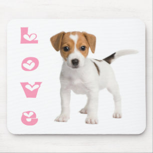 Love Jack Russell Terrier Puppy Dog Mousepad