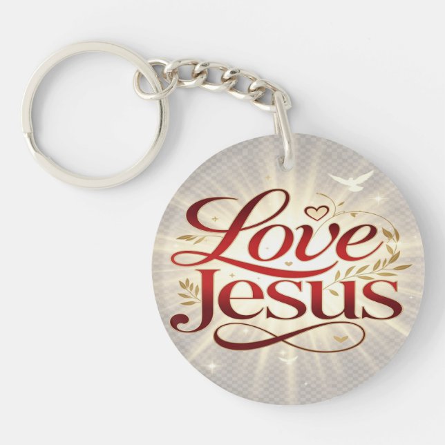 Love Jesus Keychain (Front)