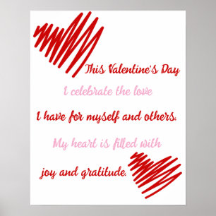 Love Joy And Gratitude Poster