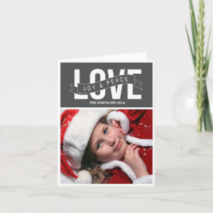 Love, Joy & Peace Holiday Card