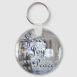 Love, Joy, Peace! Keychain