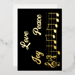 Love Joy Peace Music Notes Joyeux Noël