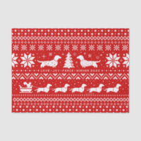 Love Joy Peace Wiener Dogs | Dachshunds Christmas