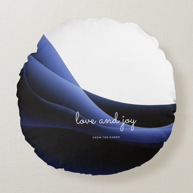 Love & Joy   Round Pillow (Front)