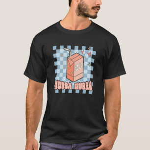 Love Juice Retro Groovy Valentine's Day Chequered T-Shirt