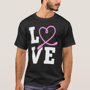 LOVE Jump Rope Skipping Jumping Sports T-Shirt