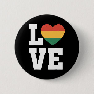 Love Juneteenth 1865 Pride African American Celebr 2 Inch Round Button