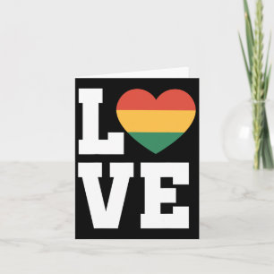 Love Juneteenth 1865 Pride African American Celebr Card