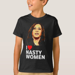 Love Kamala Harris Nasty Woman Tee Shirt For Men W