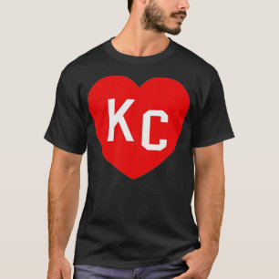 Love Kc Heart Kansas City KC Heart Red Blue Kc Lov T-Shirt
