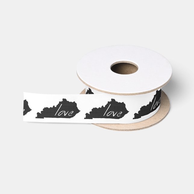Love Kentucky Satin Ribbon (Spool)