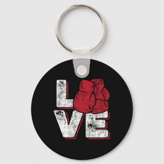 Love - Kickboxer Kickboxing Fitness Workout Martia Keychain