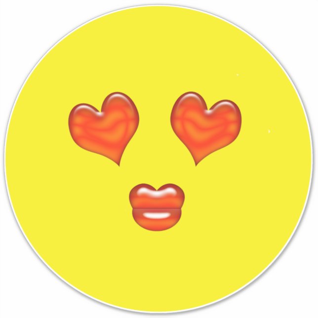 Love Kiss Hearts Emoji (Front)