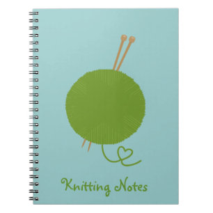 Love Knitting Notes Notebook