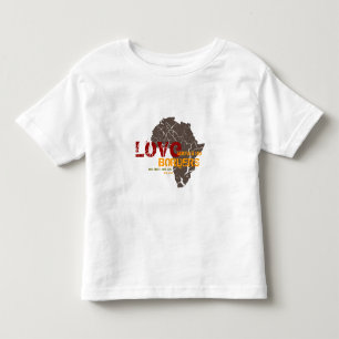 Love Knows No Borders - Africa Adoption Customized Toddler T-shirt
