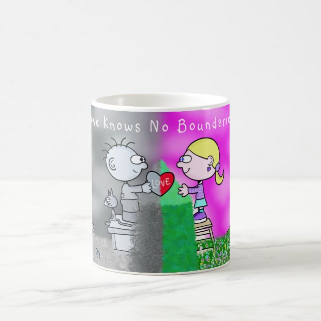 "Love Knows No Boundaries" Coffee Mug (Center)