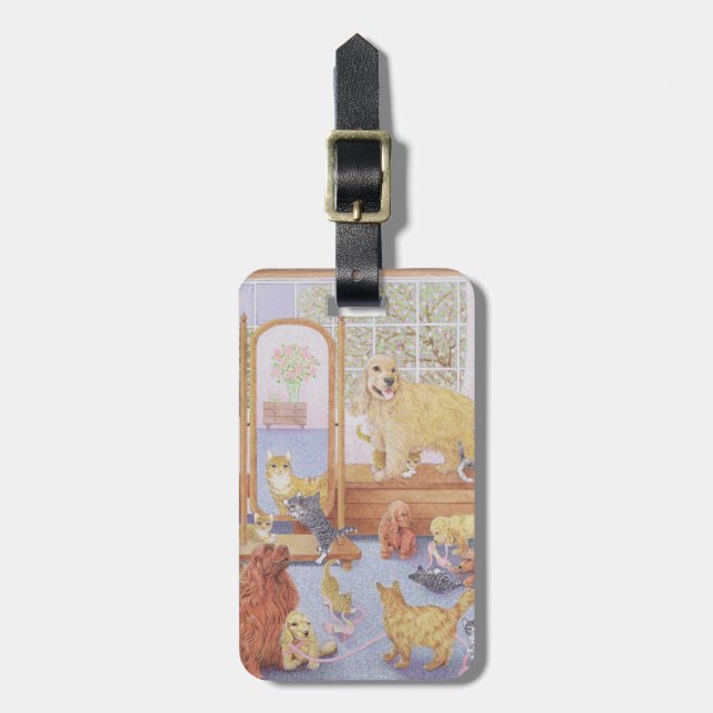 Love knows no bounds luggage tag (Front Vertical)