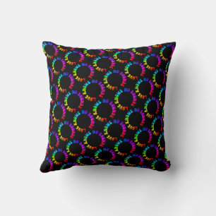 Love Knows No Bounds Rainbow Circle LGBTQ+ Throw Pillow