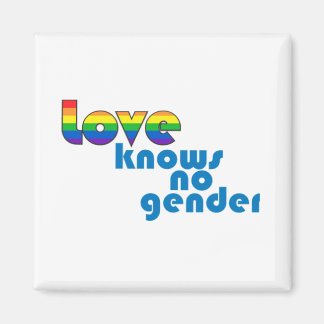 Love knows no gender magnet