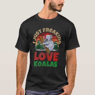 Love Koala Bears Funny Koala Animal Christmas Paja T-Shirt