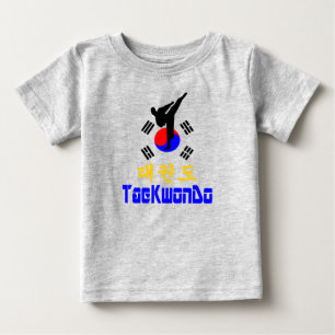 ❤☯✔Love Korean Martial Art-TaeKwonDo Baseball Baby T-Shirt