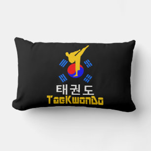 ❤☯✔Love Korean Martial Art-TaeKwonDo Fabulou Lumbar Pillow