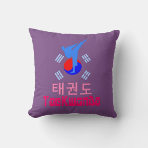 ❤☯✔Love Korean Martial Art-TaeKwonDo Fabulou Throw Pillow