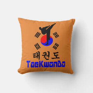 ❤☯✔Love Korean Martial Art-TaeKwonDo Fabulou Throw Pillow