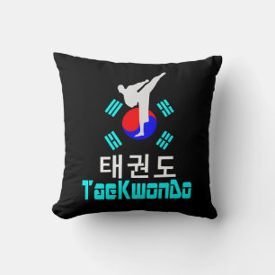 ❤☯✔Love Korean Martial Art-TaeKwonDo Fabulou Throw Pillow