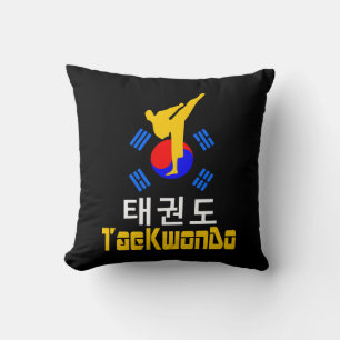 ❤☯✔Love Korean Martial Art-TaeKwonDo Fabulou Throw Pillow