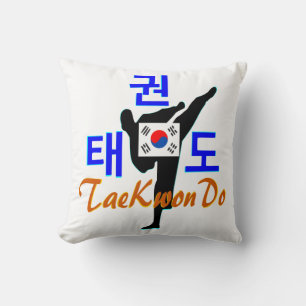 ❤☯✔Love Korean Martial Art-TaeKwonDo Fabulous Throw Pillow