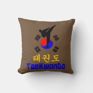 ❤☯✔Love Korean Martial Art-TaeKwonDo Fabulous Throw Pillow