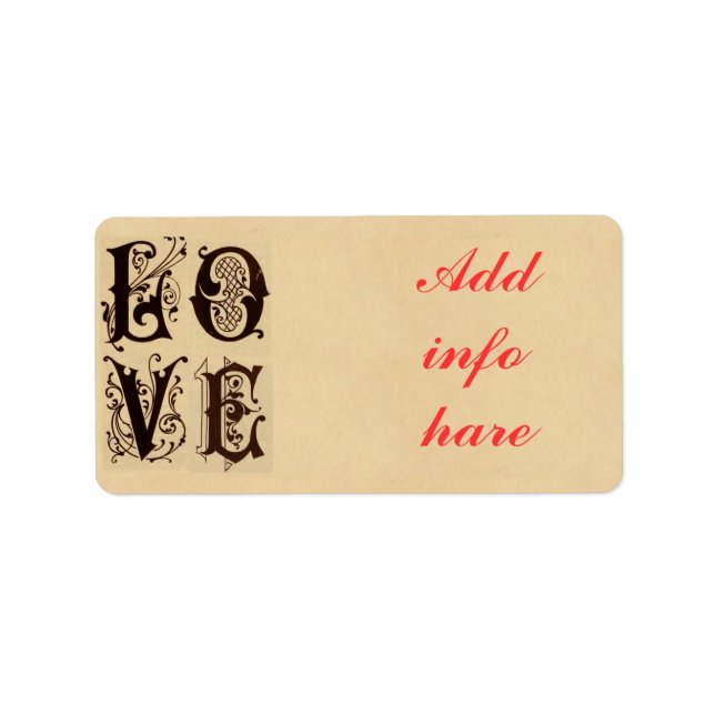 LOVE LABEL (Front)