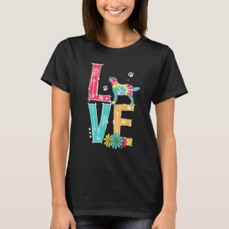 Love Labrador Retriever Tie Dye Labrador Retriever T-Shirt