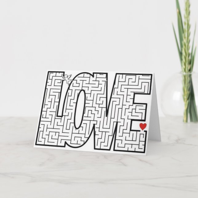 Love Labyrinth Holiday Card (Front)