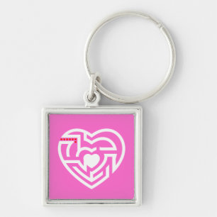 love labyrinth keychain