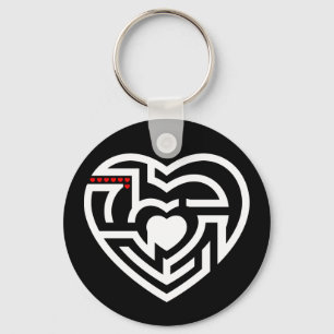 love labyrinth keychain