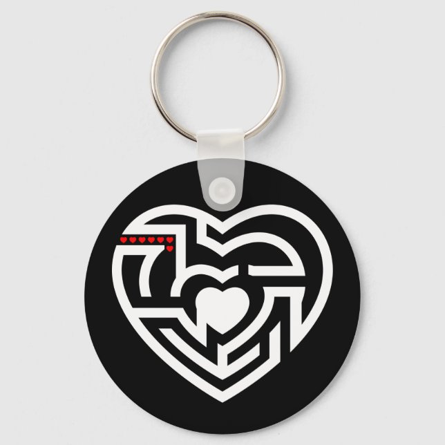 love labyrinth keychain (Front)