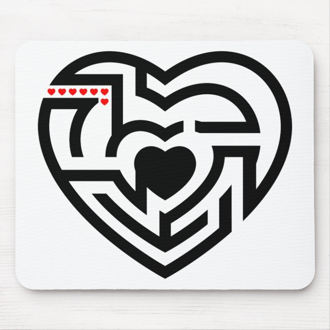 love labyrinth mouse pad (Front)