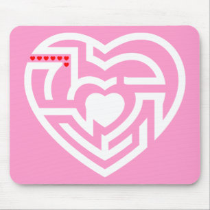 love labyrinth mouse pad