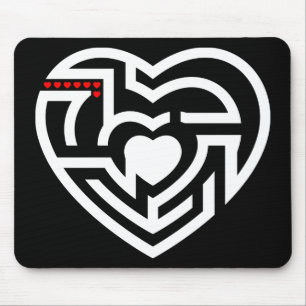 love labyrinth mouse pad
