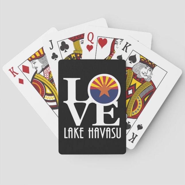 LOVE Lake Havasu Arizona Playing Cards (Back)
