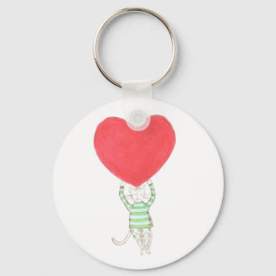 love, l'amour, amore  keychain