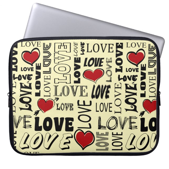 Love Laptop Sleeve (Front)