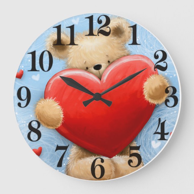 Love Large Clock (Front)