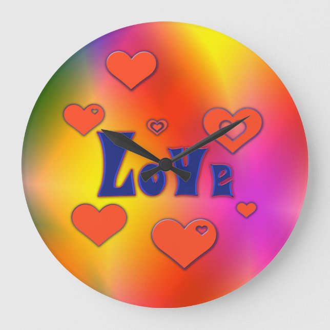 Love Large Clock (Front)