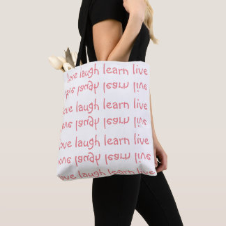 Love Laugh Apprendre Live Upside Down Sac fourre-t