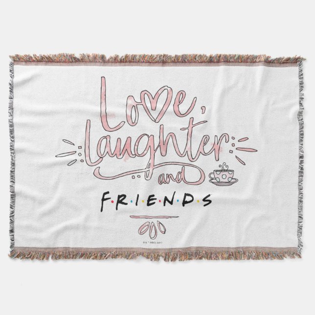 Love, Laughter and FRIENDS™ Throw Blanket (Front)