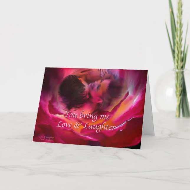 Love & Laughter Greeting Card (Front)