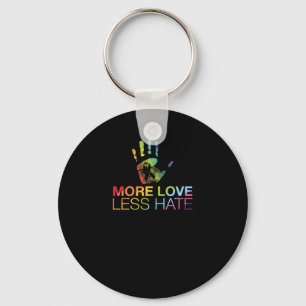 Love Less Hate Keychain